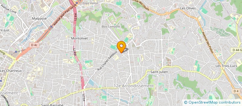 localisation de l'entreprise SCF LES JONQUILLES à MARSEILLE