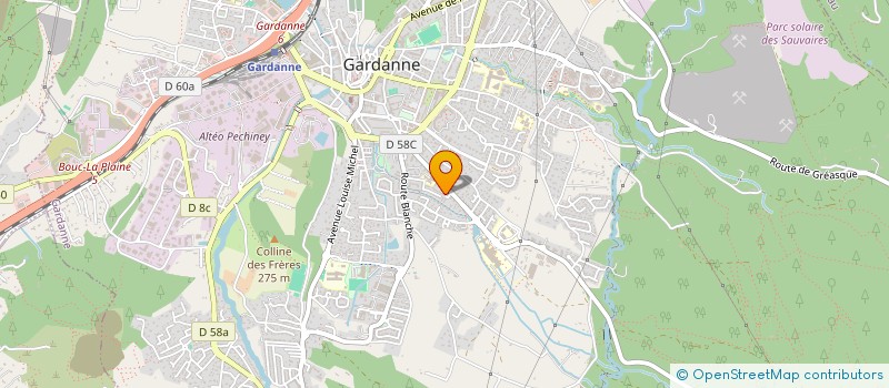 localisation de l'entreprise SCF LISA à GARDANNE