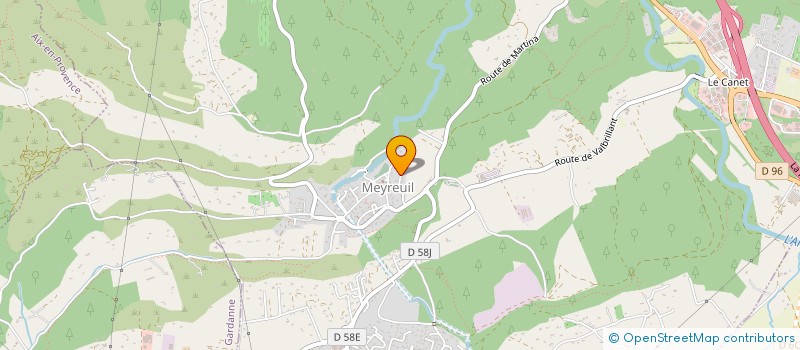 localisation de l'entreprise SCF LML  MEYREUIL