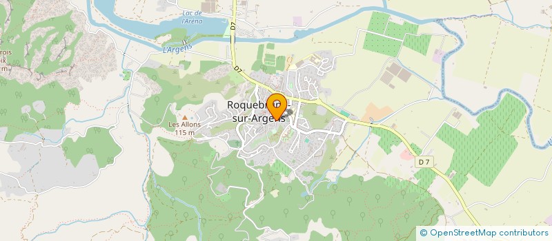 localisation de l'entreprise SCF LOUSTAU à ROQUEBRUNE-SUR-ARGENS