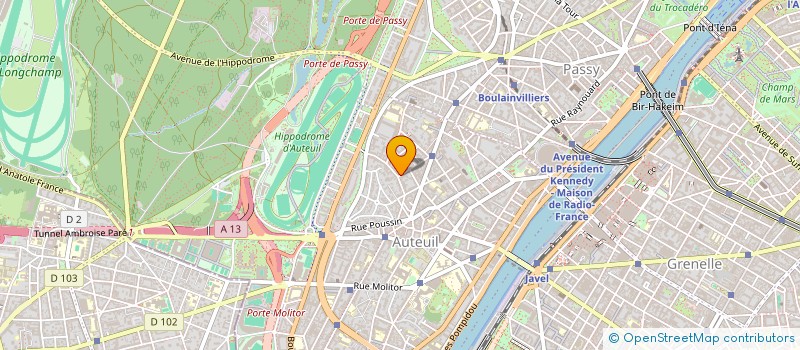 localisation de l'entreprise SCF MARJADA  PARIS