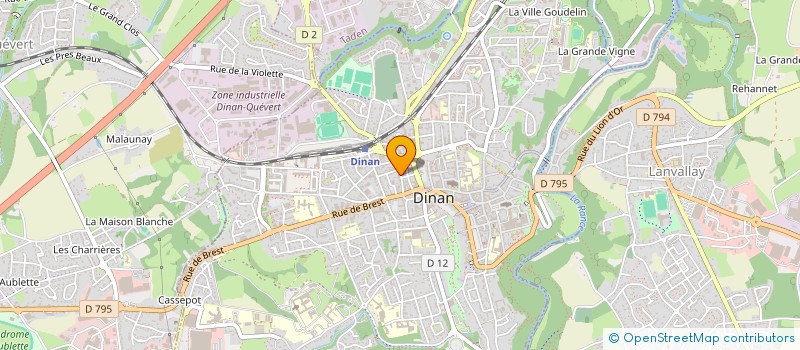 localisation de l'entreprise SCF MARTEIL BRUNET à DINAN