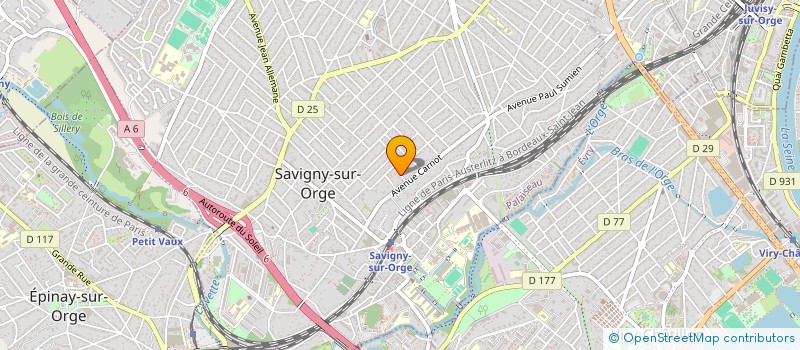 localisation de l'entreprise SCF MAZAL à SAVIGNY-SUR-ORGE