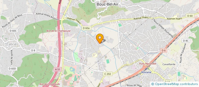 localisation de l'entreprise SCF MONFORT à BOUC-BEL-AIR