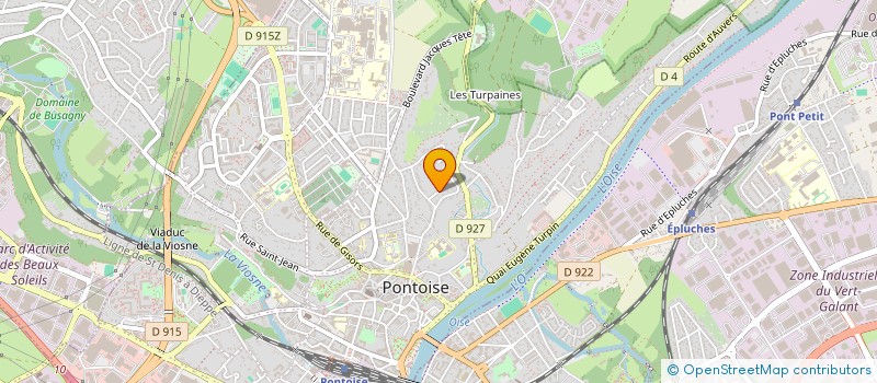 localisation de l'entreprise SCF NETWORK  PONTOISE