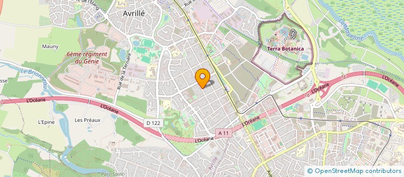 localisation de l'entreprise SCF OLIO  AVRILLE