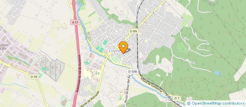 localisation de l'entreprise SCF PARET à AIX EN PROVENCE