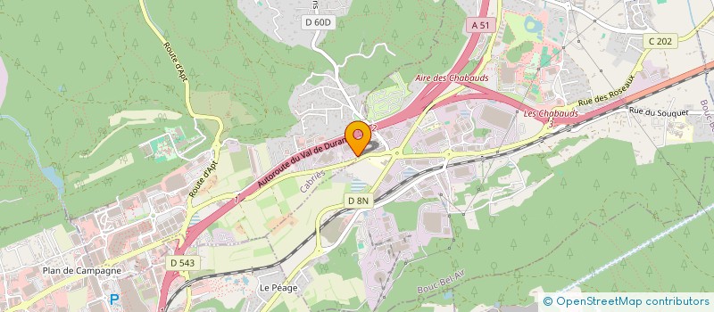 localisation de l'entreprise SCF PAREYLETO à BOUC-BEL-AIR