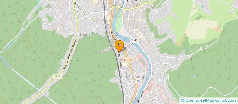 localisation de l'entreprise SCF PAROT DANIELLE BENHENNOU HASNIA  EPINAL