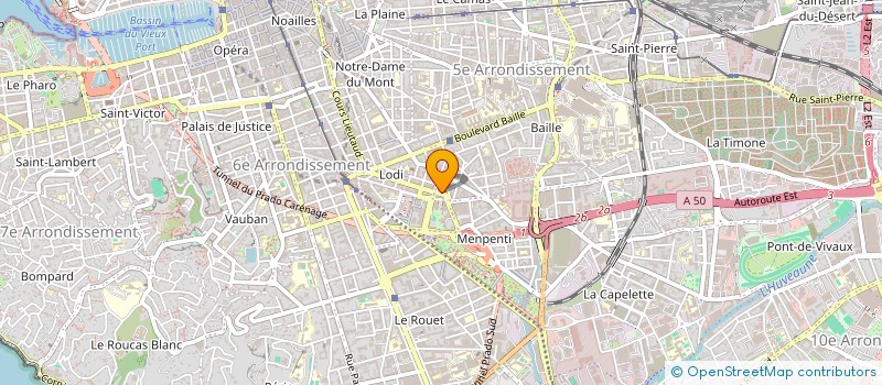 localisation de l'entreprise SCF PERRICHON  MARSEILLE