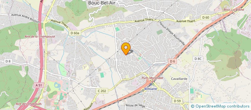 localisation de l'entreprise SCF PERRUCHON à BOUC-BEL-AIR