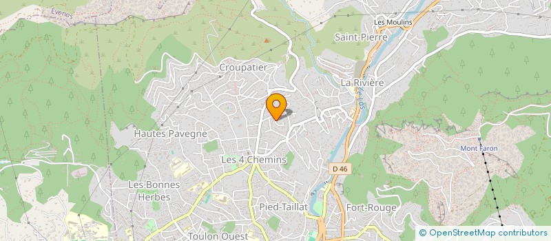 localisation de l'entreprise SCF PHILAU  TOULON