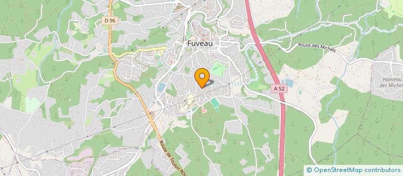 localisation de l'entreprise SCF PIZA  FUVEAU