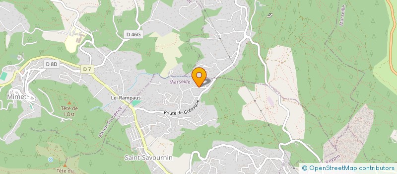 localisation de l'entreprise SCF RAI  SAINT-SAVOURNIN