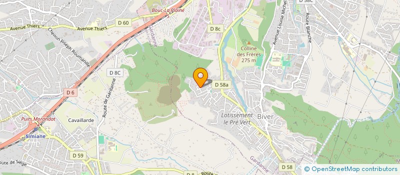 localisation de l'entreprise SCF RAMPAL à GARDANNE