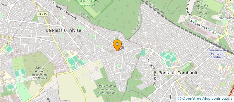 localisation de l'entreprise SCF RIGAUX GRANDS CHAMPS  LE PLESSIS-TREVISE