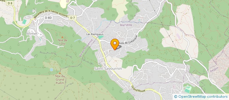 localisation de l'entreprise SCF ROLANDO  SAINT-SAVOURNIN