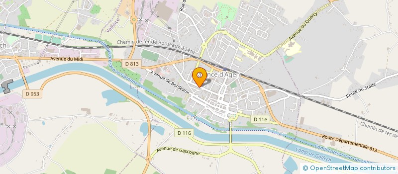 localisation de l'entreprise SCF ROLLAND à VALENCE