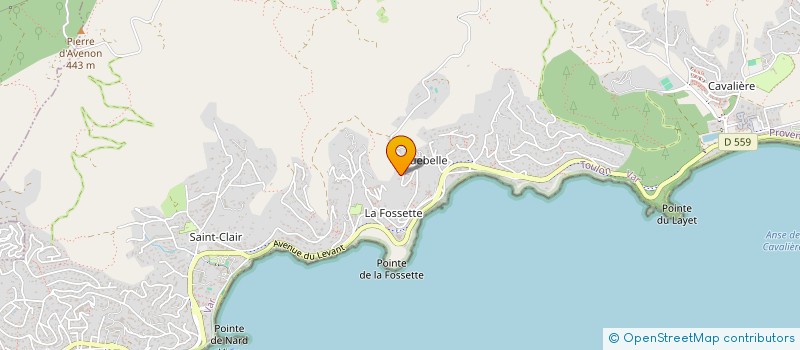 localisation de l'entreprise SCF ROMPI-CUOU à LE LAVANDOU