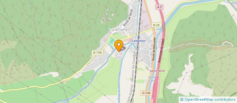 localisation de l'entreprise SCF ROSSINI HENRI ET GOMIS MICHEL  LAMANON