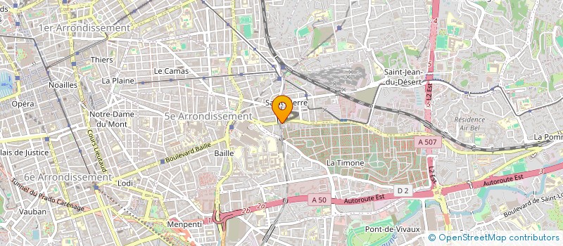 localisation de l'entreprise SCF SAINT PIERRE 314 à MARSEILLE