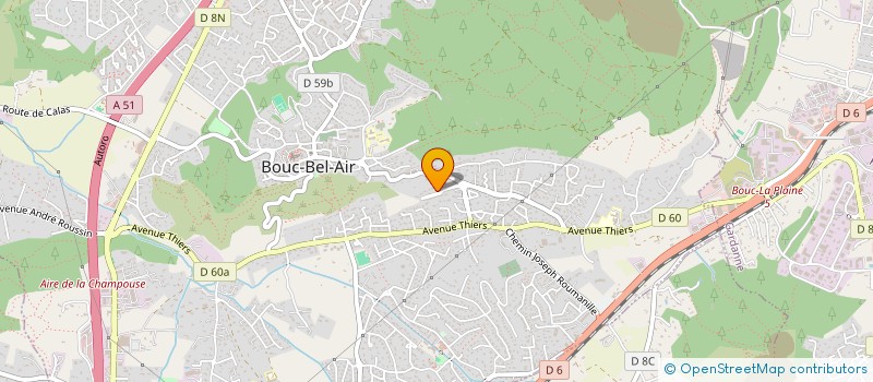 localisation de l'entreprise SCF SCAN à BOUC-BEL-AIR