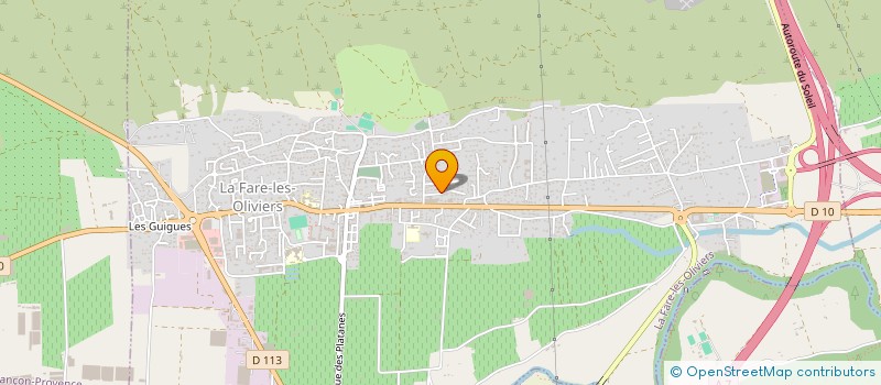 localisation de l'entreprise SCF SEV  LA FARE-LES-OLIVIERS