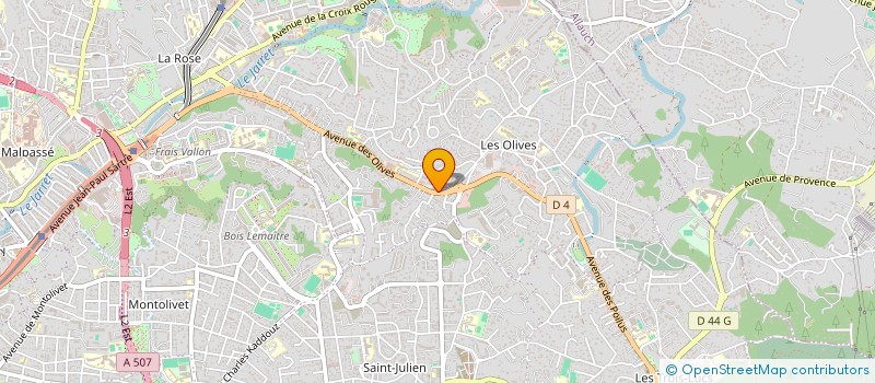 localisation de l'entreprise SCF SEVA à MARSEILLE