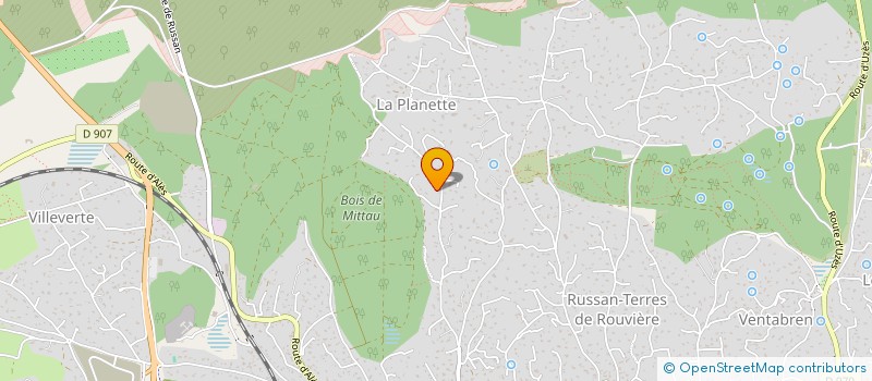 localisation de l'entreprise SCF SREBRNIK  MIMET