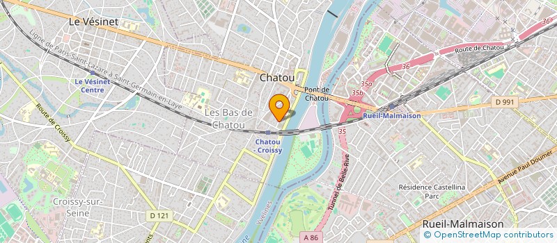 localisation de l'entreprise SCF STAUB-CHEREAU  CHATOU