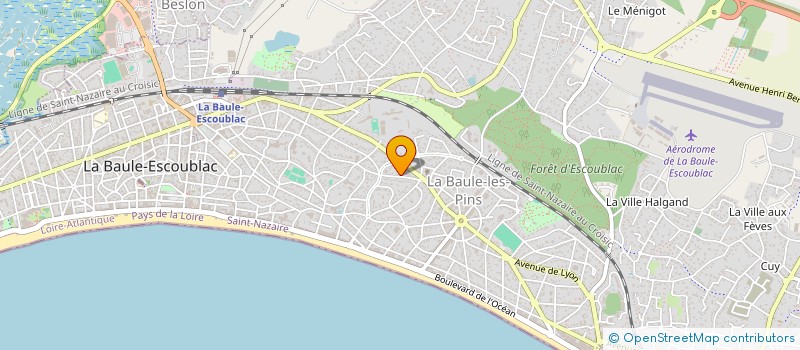 localisation de l'entreprise SCF SYMPHONIE à LA BAULE-ESCOUBLAC