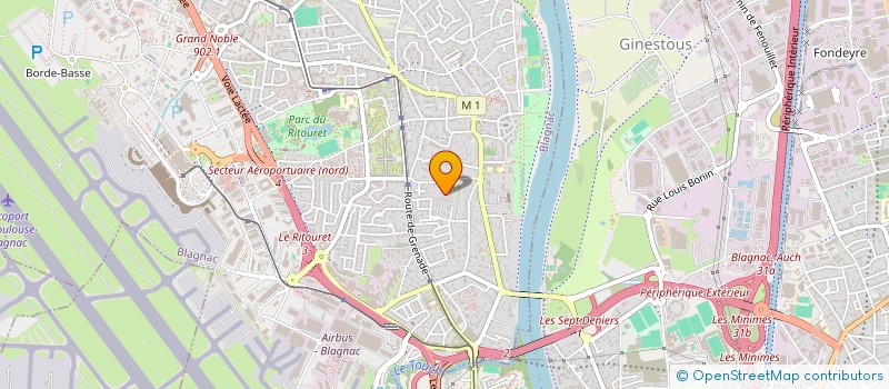 localisation de l'entreprise SCF SYVER  BLAGNAC