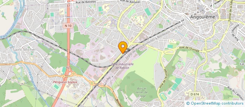 localisation de l'entreprise SCF TRANSPORTS à ANGOULEME