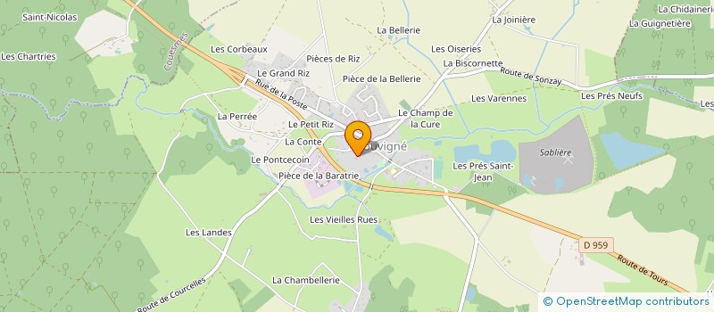 localisation de l'entreprise SCF TRILLOT à SOUVIGNE