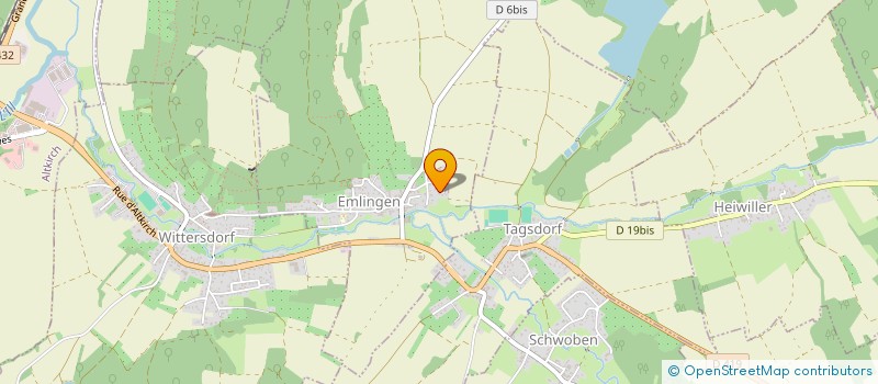 localisation de l'entreprise SCF VILLERMONT  EMLINGEN