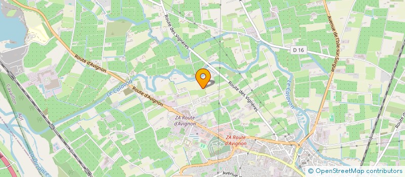 localisation de l'entreprise SCFA2  CAVAILLON