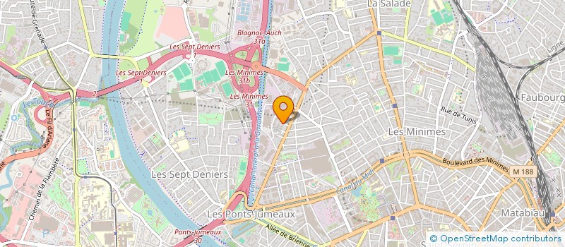 localisation de l'entreprise SCFB à TOULOUSE