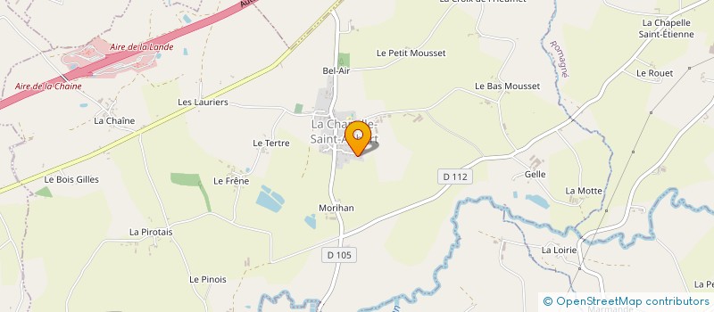 localisation de l'entreprise SCFB HOLDING  LA CHAPELLE-SAINT-AUBERT