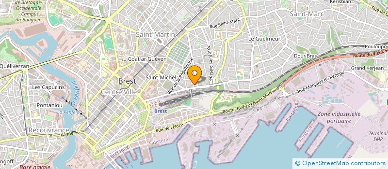 localisation de l'entreprise SCFI à BREST