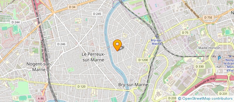 localisation de l'entreprise SCFIMMOBILIERS  BRY-SUR-MARNE