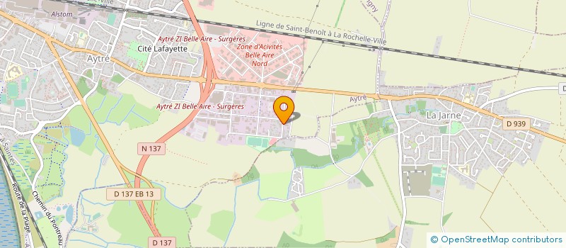 localisation de l'entreprise SCG  AYTRE