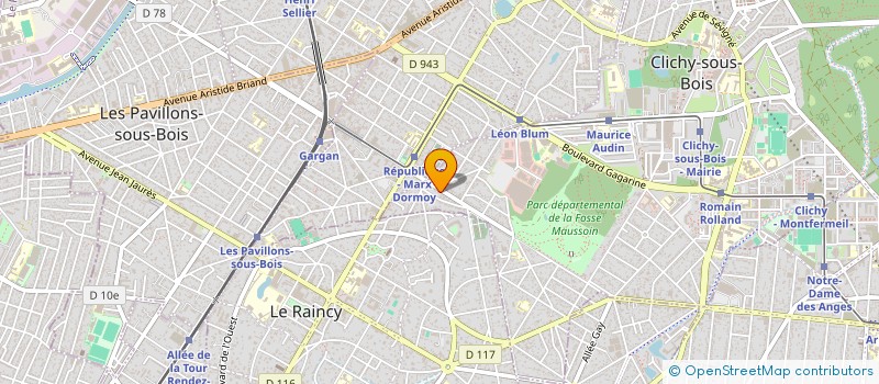 localisation de l'entreprise SCG à CLICHY-SOUS-BOIS