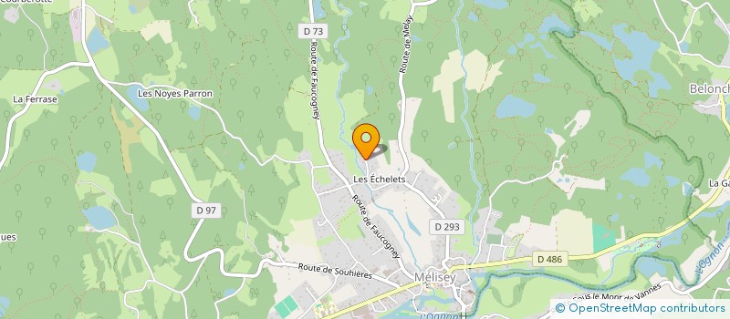 localisation de l'entreprise SCG  MELISEY