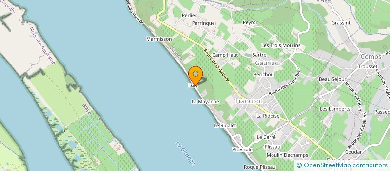 localisation de l'entreprise SCG  GAURIAC