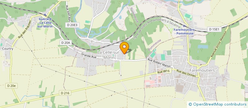 localisation de l'entreprise SCG BIM à LA CELLE-SUR-MORIN