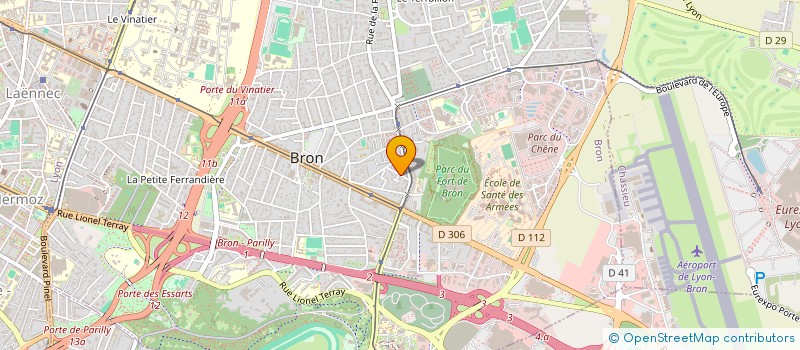 localisation de l'entreprise SCG BRON  BRON