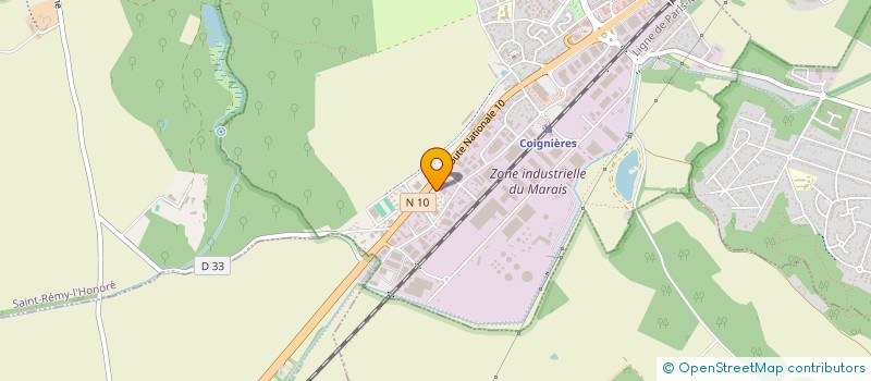 localisation de l'entreprise SCG FAMILIALE  COIGNIERES