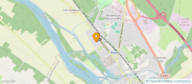 localisation de l'entreprise SCG IMMOBILIER à BRIARE