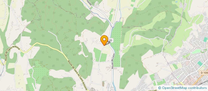 localisation de l'entreprise SCG LA CHAVE  CHATTE