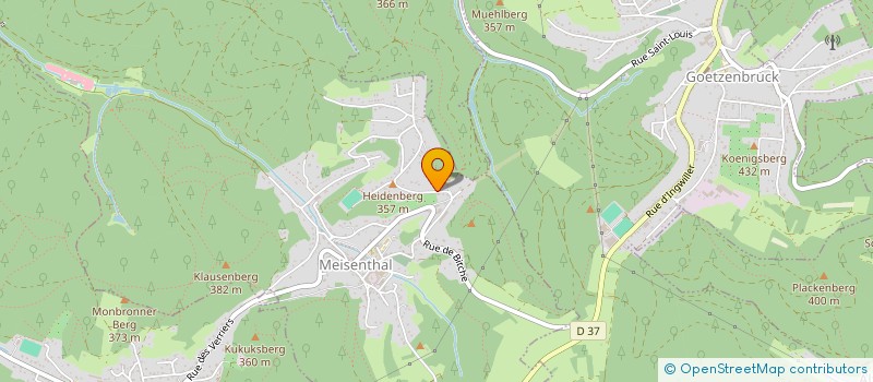 localisation de l'entreprise SCG QUATRIMMO  MEISENTHAL